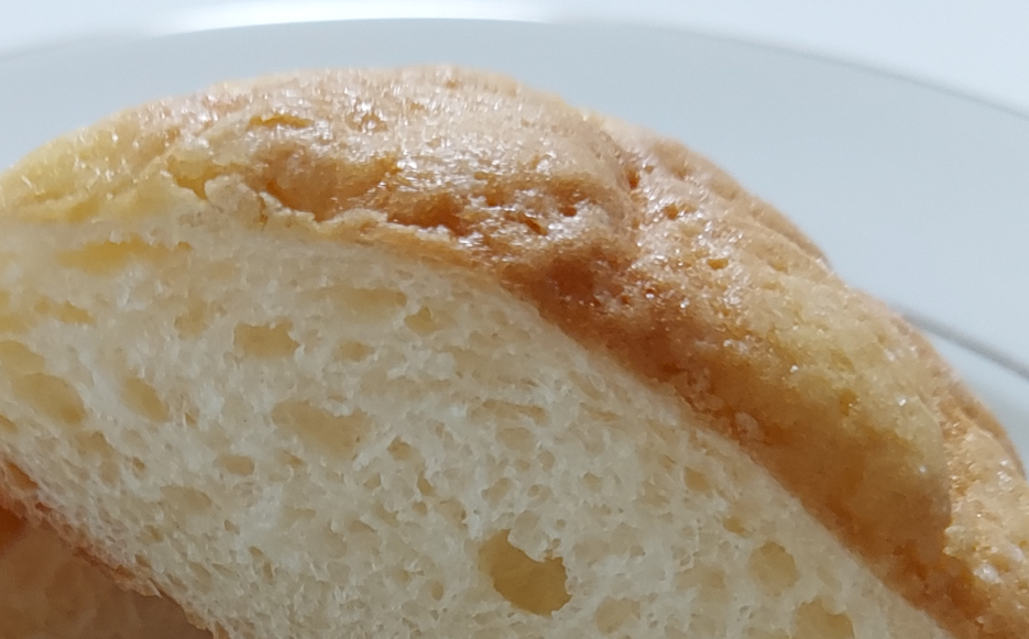 神田屋のメロンパンを拡大した写真